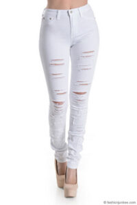 White Jeans That Hide cellulite